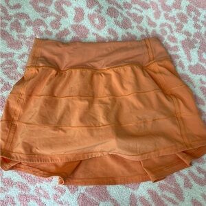 Orange Lululemon skirt